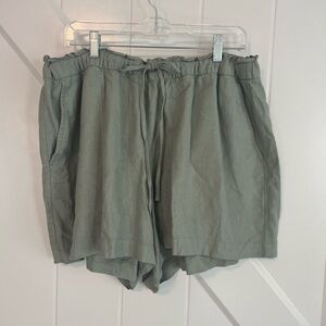 GAP High Waist Olive Shorts